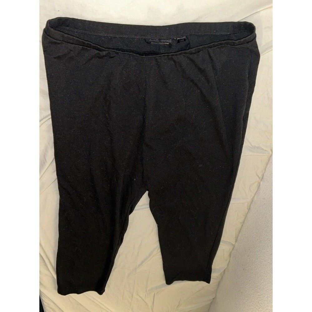 Avenue Stretch 22/24 Petite Black Lounge Pants